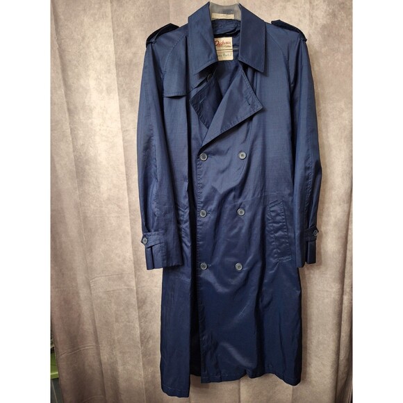 Vintage 90s Misty Harbor Duckwear Lightweight Rain Coat Trench Coat Womens XL/1X - Picture 3 of 16